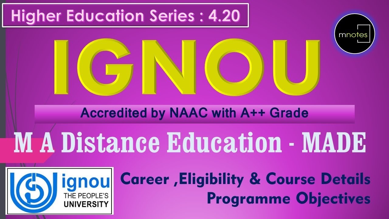 IGNOU M A Distance Education IGNOU in Malayalam YouTube
