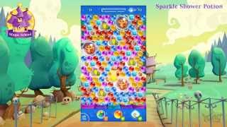 Bubble Witch 2 Saga - Sparkle Shower Potion, Magic School screenshot 2