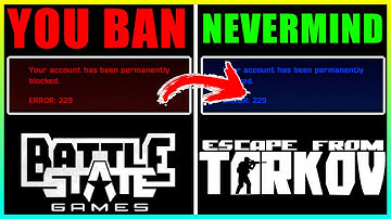 Cheater False Ban History of Tarkov Developers BattleState Games
