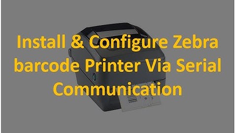 Install and Configure Zebra Barcode Printer | Zebra barcode Printer setup on Network  Urdu-Hindi