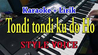 TONDI TONDIKU DO HO [KARAOKE] STYLE VOICE
