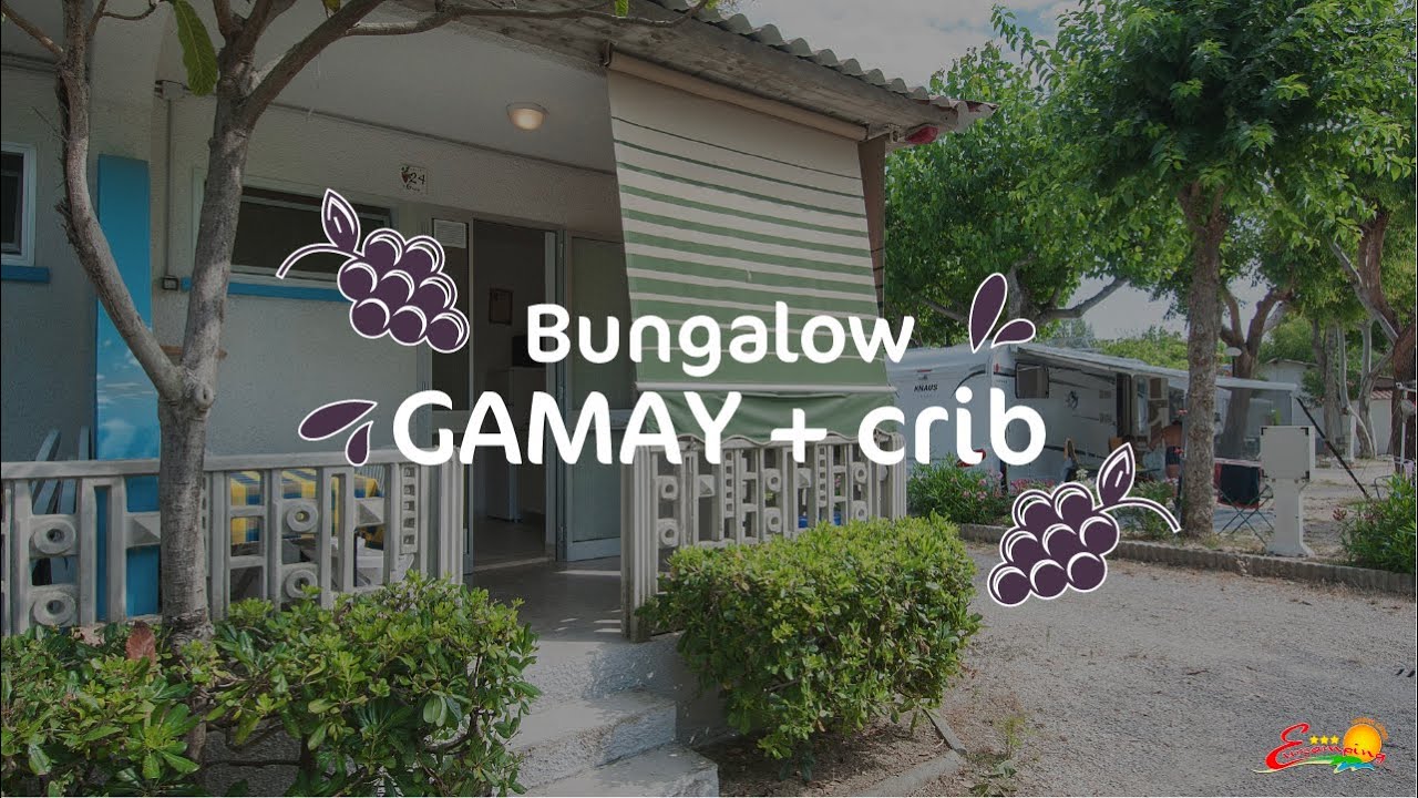 Bungalow Gamay + crib | EurCamping ☀️