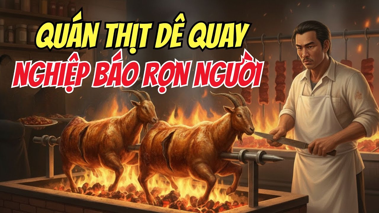 BÁO ỨNG HIỆN ĐỜI: ÔNG CHỦ QUÁN THỊT DÊ QUAY VÀ QUẢ BÁO SÁT SINH RỢN NGƯỜI