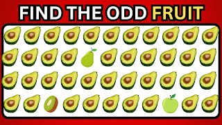 Find the odd one out..Fruit Edition..Ultimate Emoji Quiz