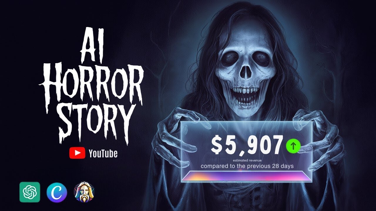 How I Created a Faceless Horror Stories Channel Using Only FREE AI ...