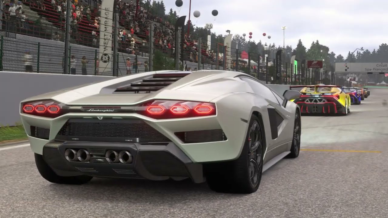 Spa Francorchamps in the Lamborghini Countach is Pure Speed