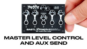 BESTIE Compact Audio Mixer With Master and Send Level Control