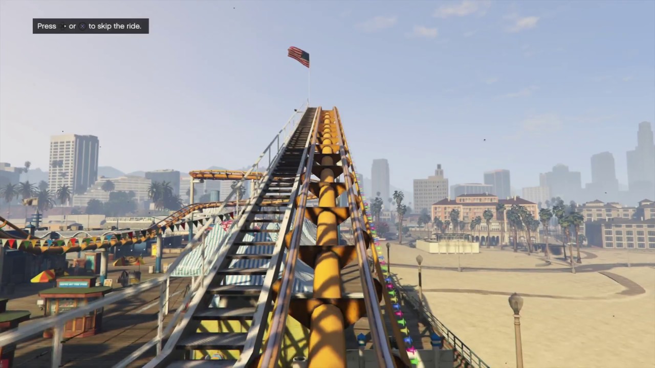 GTA V ROLLER COASTER RIDE YouTube