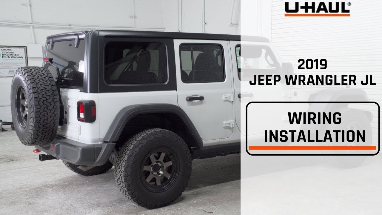 2019 Jeep Wrangler JL Trailer Wiring Harness Installation - YouTube