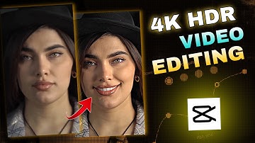 4K HDR CC Tutorial in capcut | Trending HDR video editing | Normal video to 4k covert