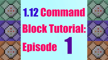 Tellraw, Execute, and Title! - 1.12 Beginner Command Block Tutorial Episode 1