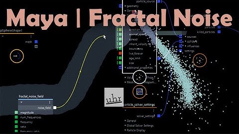Maya: Fractal Noise Particle Fun