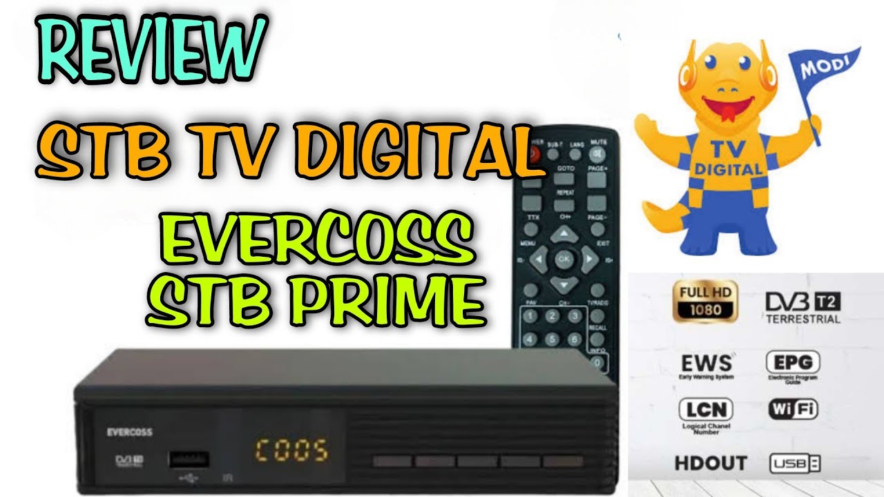 Unboxing Dan Review STB TV DIGITAL EVERCOSS STB PRIME