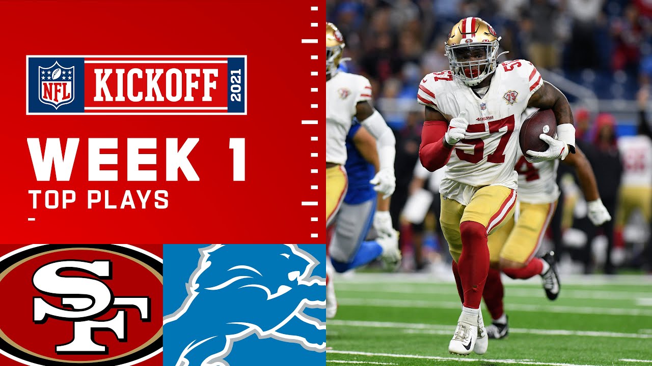 49ers Top Plays from Week 1 vs. Lions San Francisco 49ers Win Big