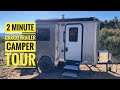 2 Minute Tour - Cargo Trailer to Off Road Camper