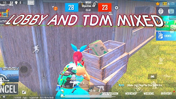 Bgmi lobby glitches 🤬 / LOBBY AND TDM MIXED TOGETHER / #lobby