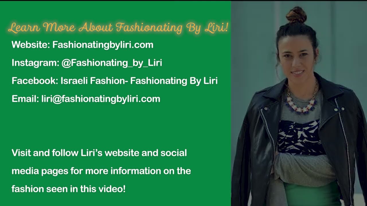 Liraz Cohen Israeli Fashion Show