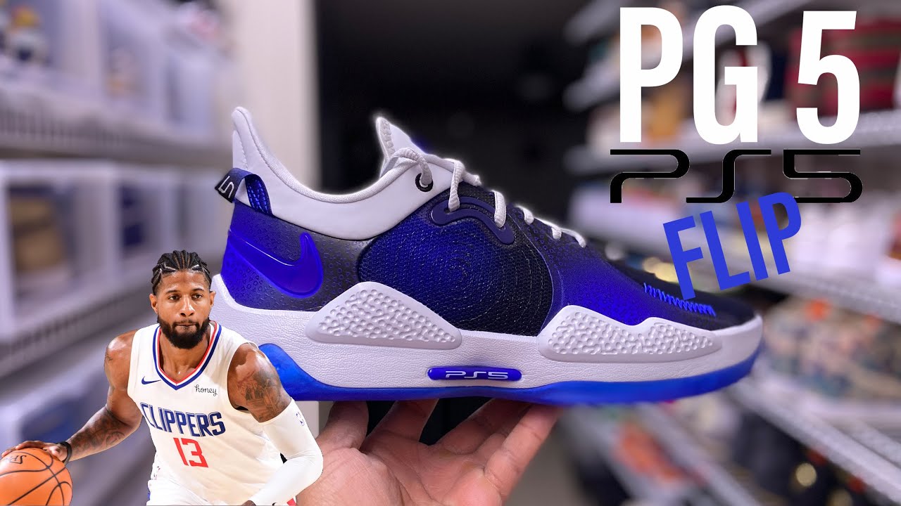 Paul George's PS5 shoes: Sony, NBA star team up on PlayStation 5 kicks