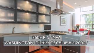 Luxury Homes in DC -3609 R ST NW WASHINGTON, District Of Columbia 20007