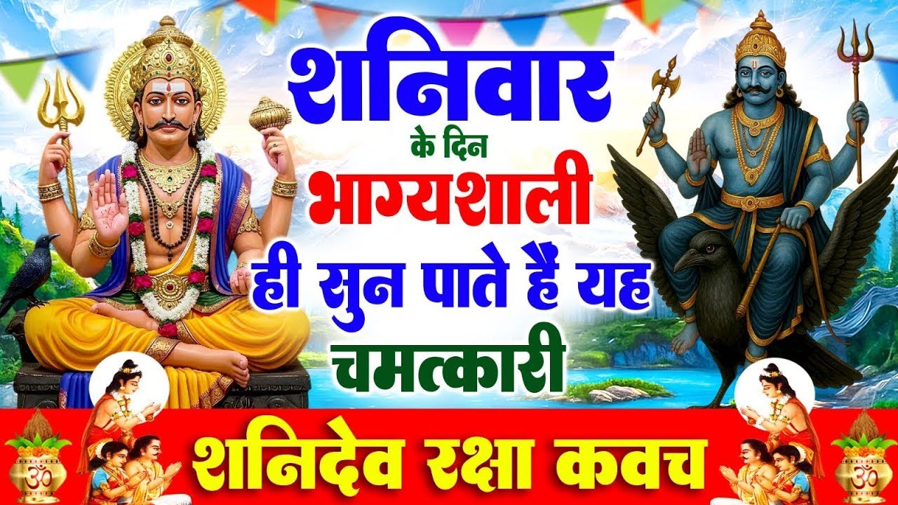 शनिवार के दिन भाग्यशाली ही सुन पाते है ! चमत्कारी शनि रक्षा कवच | Shanidev Raksha 