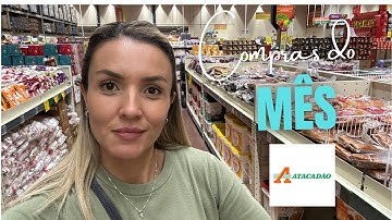 🛒 COMPRAS DO MÊS no ATACADÃO | Finalmente um mercado BARATO depois do fiasco da última vez! 😅💸