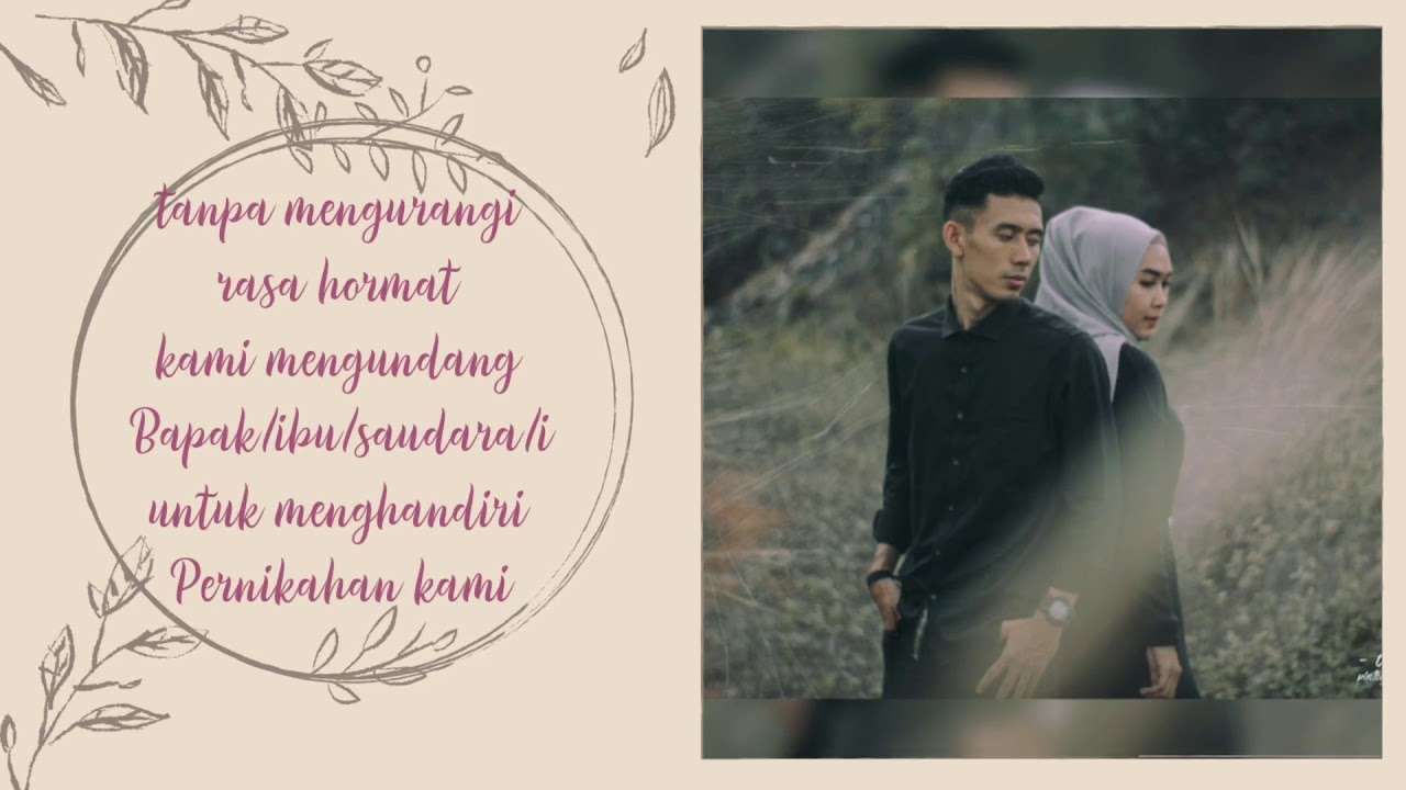 CONTOH MEMBUAT UNDANGAN DIGITAL