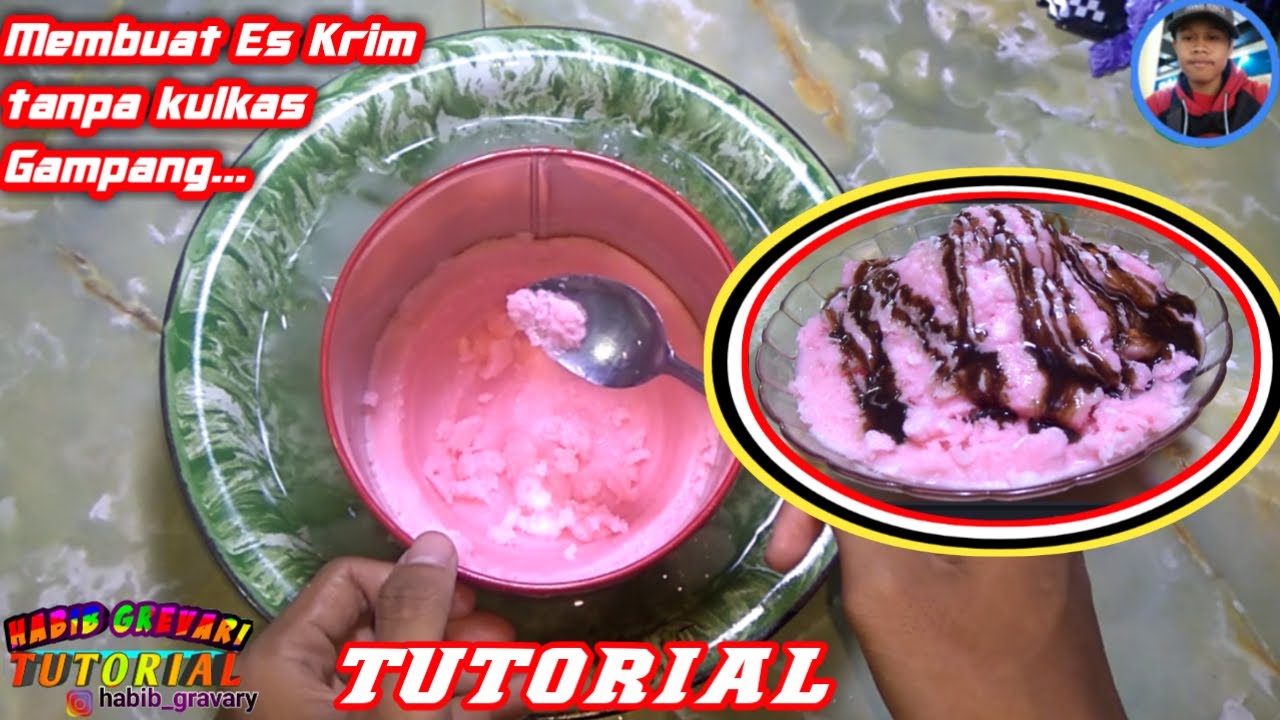 Cara Membuat es Krim dungdung Tanpa Kulkas Tanpa Mixer YouTube