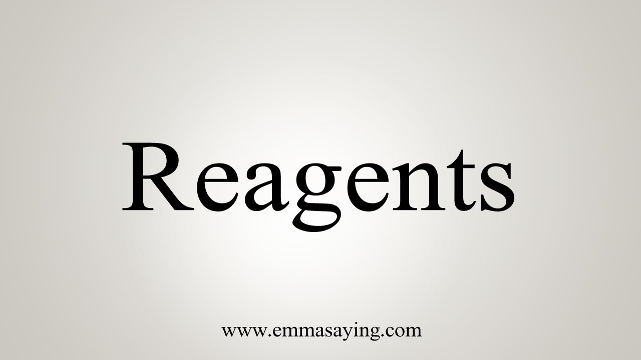 how to say in english jamun How To Say Reagents