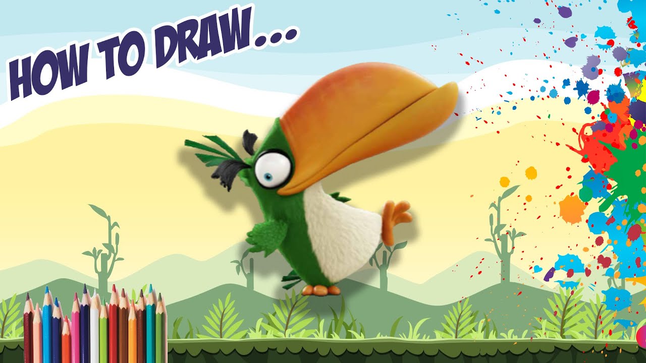 How to Draw Bubbles from The Angry Birds Movie - DrawingNow