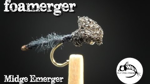 Foamerger Midge Emerger - Fly Tying Lesson Video Tutorial by Curtis Fry