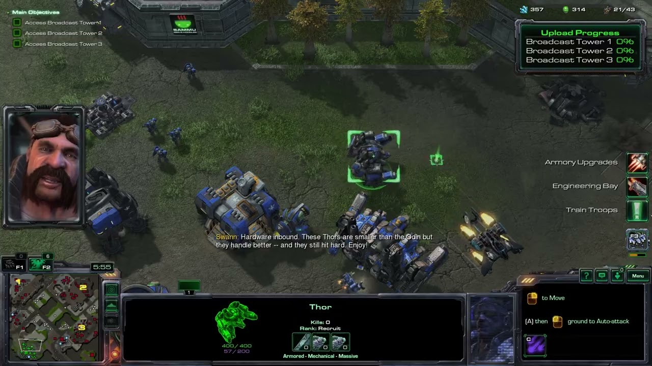 StarCraft 2 Wings of Liberty Gameplay Part 6
