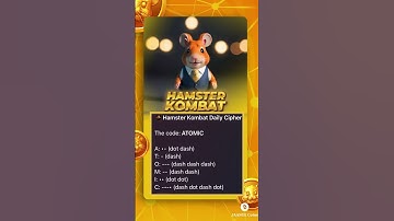 30 July Daily Cipher Code Hamster Kombat #hamsterkombat #hamstercipher