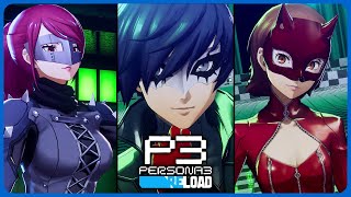 P5 Phantom Thieves DLC outfits showcase  Persona 3 Reload