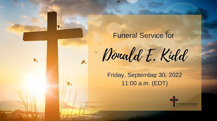 Funeral of Donald E. Kidd