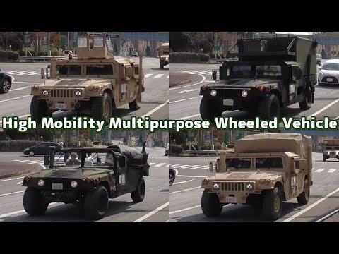 ハマー ハンヴィー 並走実現なるか 米軍車両 Hmmwv 日出生台演習場 に向けて移動 道の駅ゆふいん にて Youtube