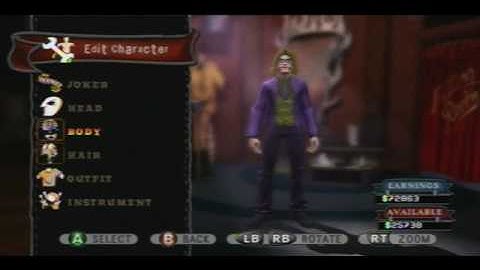 Guitar Hero World Tour Characters