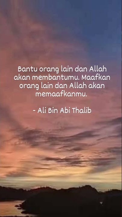 Story' WA terbaru paling sedih - kata bijak Ali bin Abi Thalib #shorts