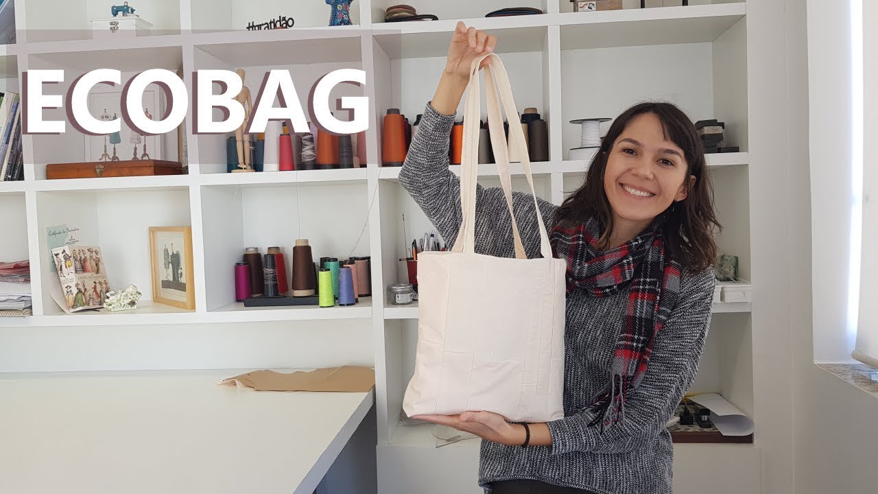 O que fazer com as sobras do tecido? Ecobag! - YouTube
