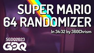 Super Mario 64 Randomizer by 360Chrism in 34:32 - Summer Games Done Quick 2023