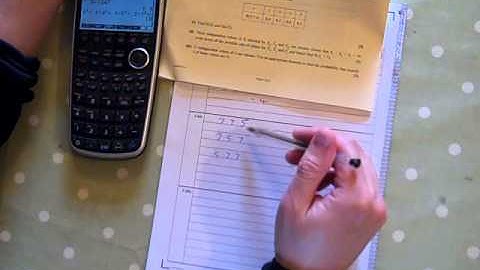 S1 Probability Distributions OCR Summer 2013 q3