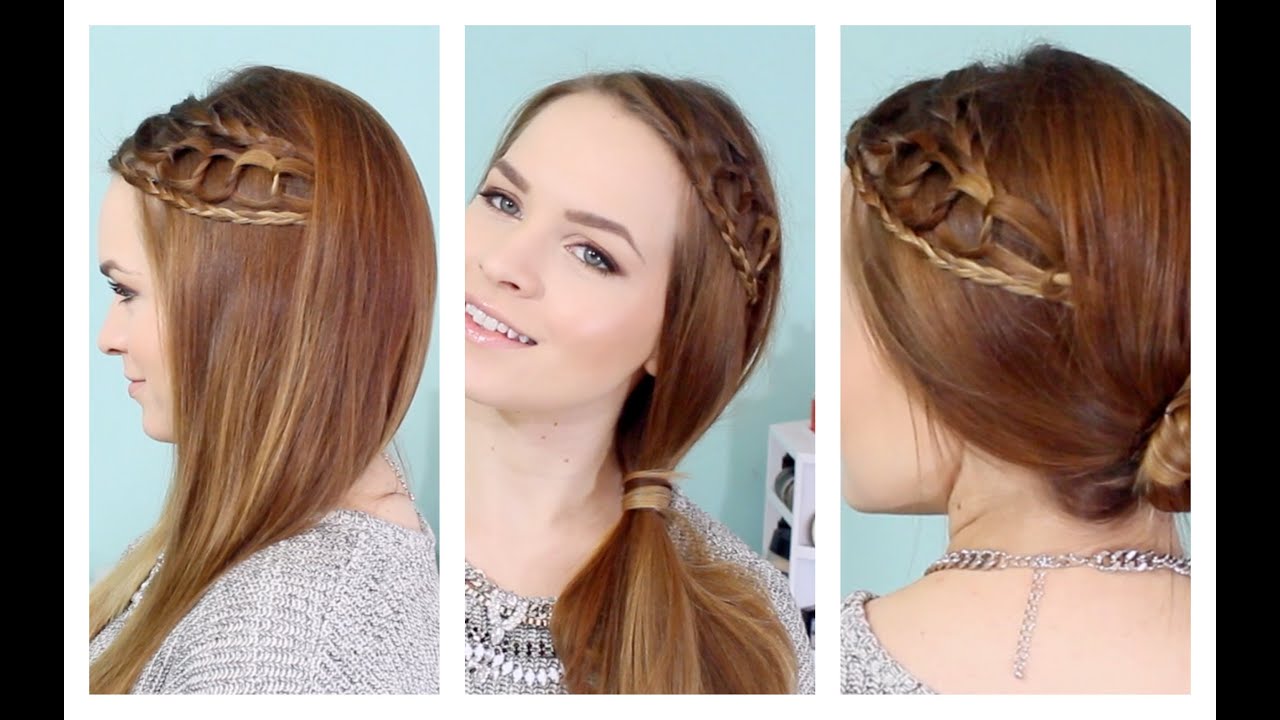 Quick Knotted Braid Hairstyle - YouTube