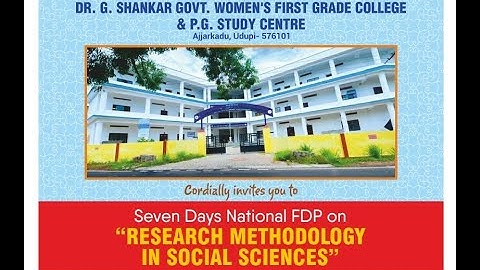 National FDP on "Research Methodology  in Social Sciences" - Day 7