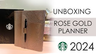 Starbucks 2024 Rose Gold Planner Organizer Philippines