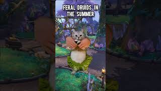 feral druids in the summer #wow #worldofwarcraft #warcraft