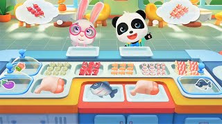 Little Panda&#39;s BBQ Restaurant - Enjoy And Make The Most Popular Barbecues - Babybus Game Video