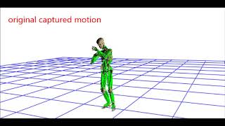 motion synthesis with pose constraints from stochastic model