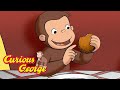 George tries a vegetarian burger  🐵 Curious George 🐵 Kids Cartoon 🐵 Kids Movies