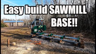 Build a Solid Sawmill Base in One Day (Simple DIY Guide)
