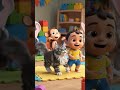 Baby Dance With Cat 😺 | Kuchipuchi TV #nurseryrhymes #youtubeshorts #cocomelon #kidssongs #nunutv