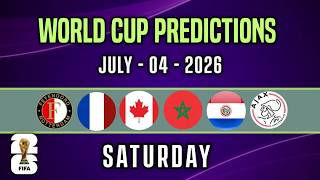✅ Football Predictions Today | SATURDAY 04 | WORLD CUP TIPS I Club Friendlies | Over 2.5 & BTTS ✅ Football Predictions Today | SATURDAY 04 | WORLD CUP TIPS I Club Friendlies | Over 2.5 & BTTS